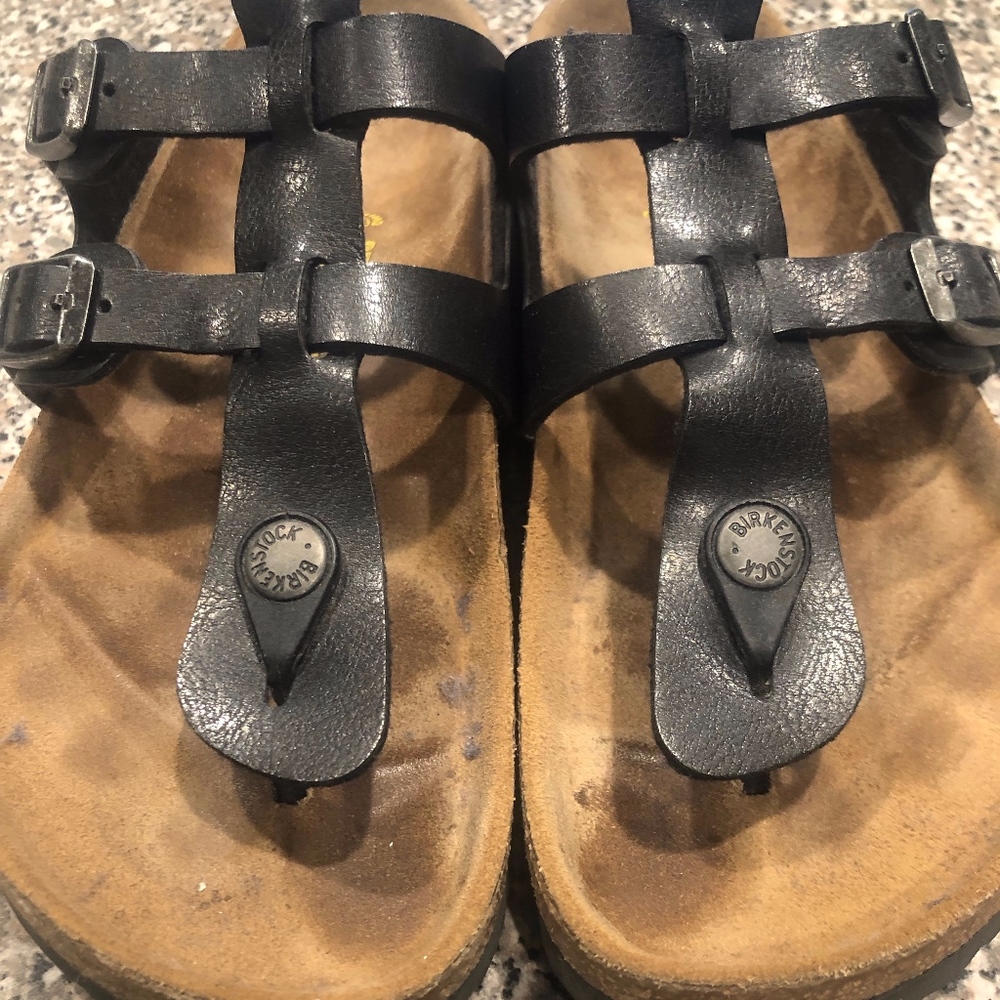 Auth. Birkenstock 37R Birko-Flor Sparta sandals